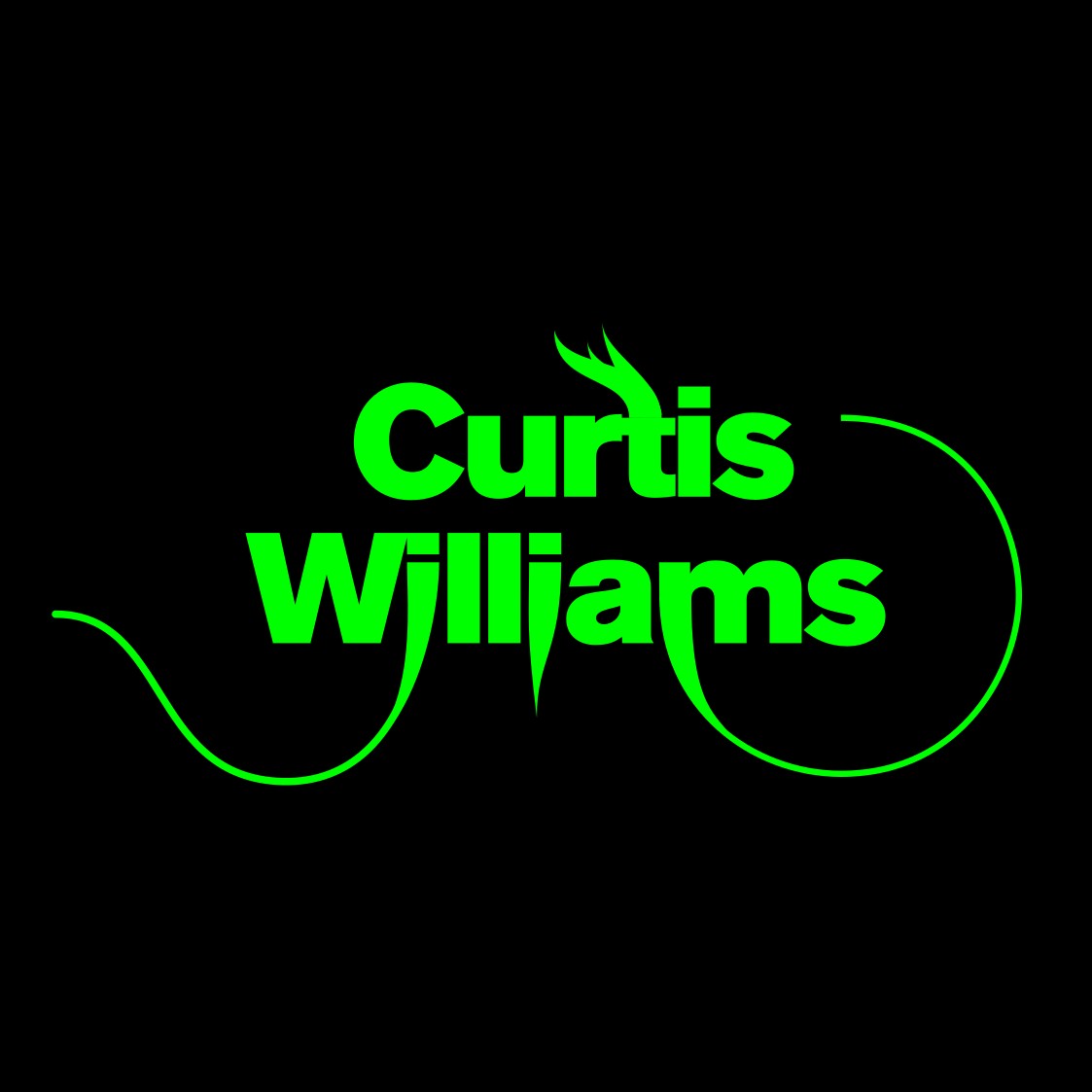 Curtis Williams, jazz, musician, Kool & The Gang, R&B, soul, logo design, graphic design, visual identity, branding, willpower vision