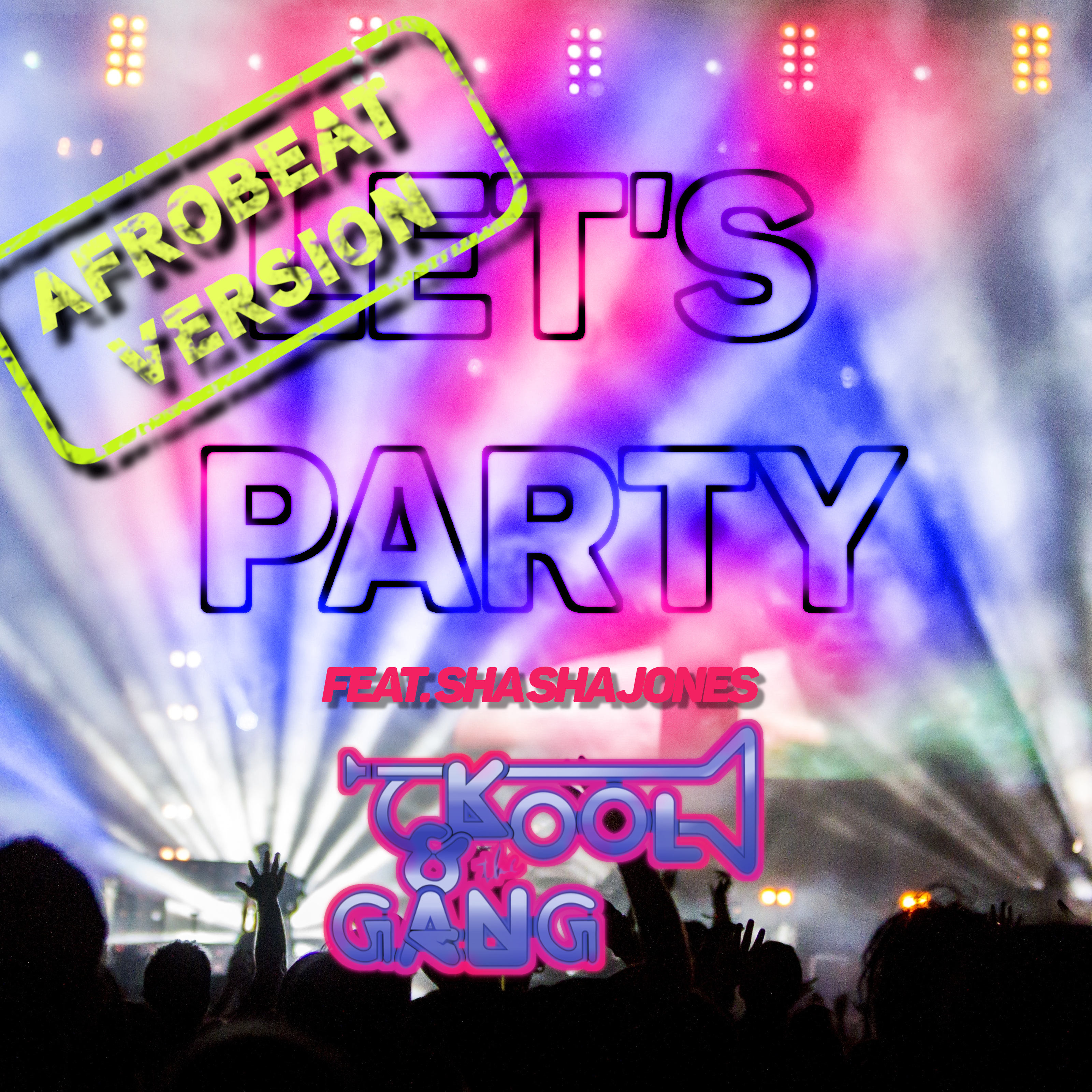 Kool & The Gang, R&B, single, let's party, graphic design, willpower vision