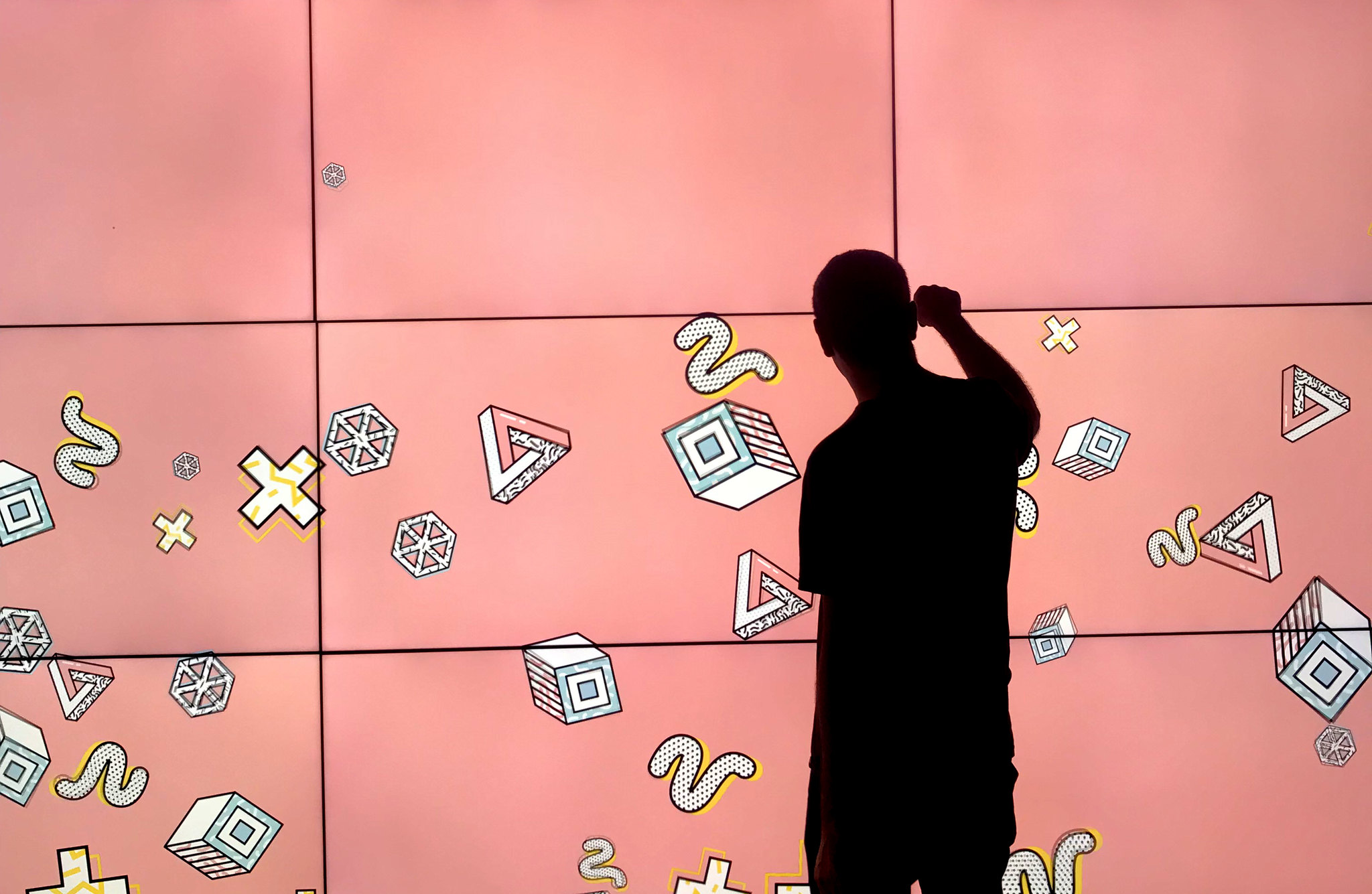 TikTok, installation, interactive, audiovisual, party, willpower vision