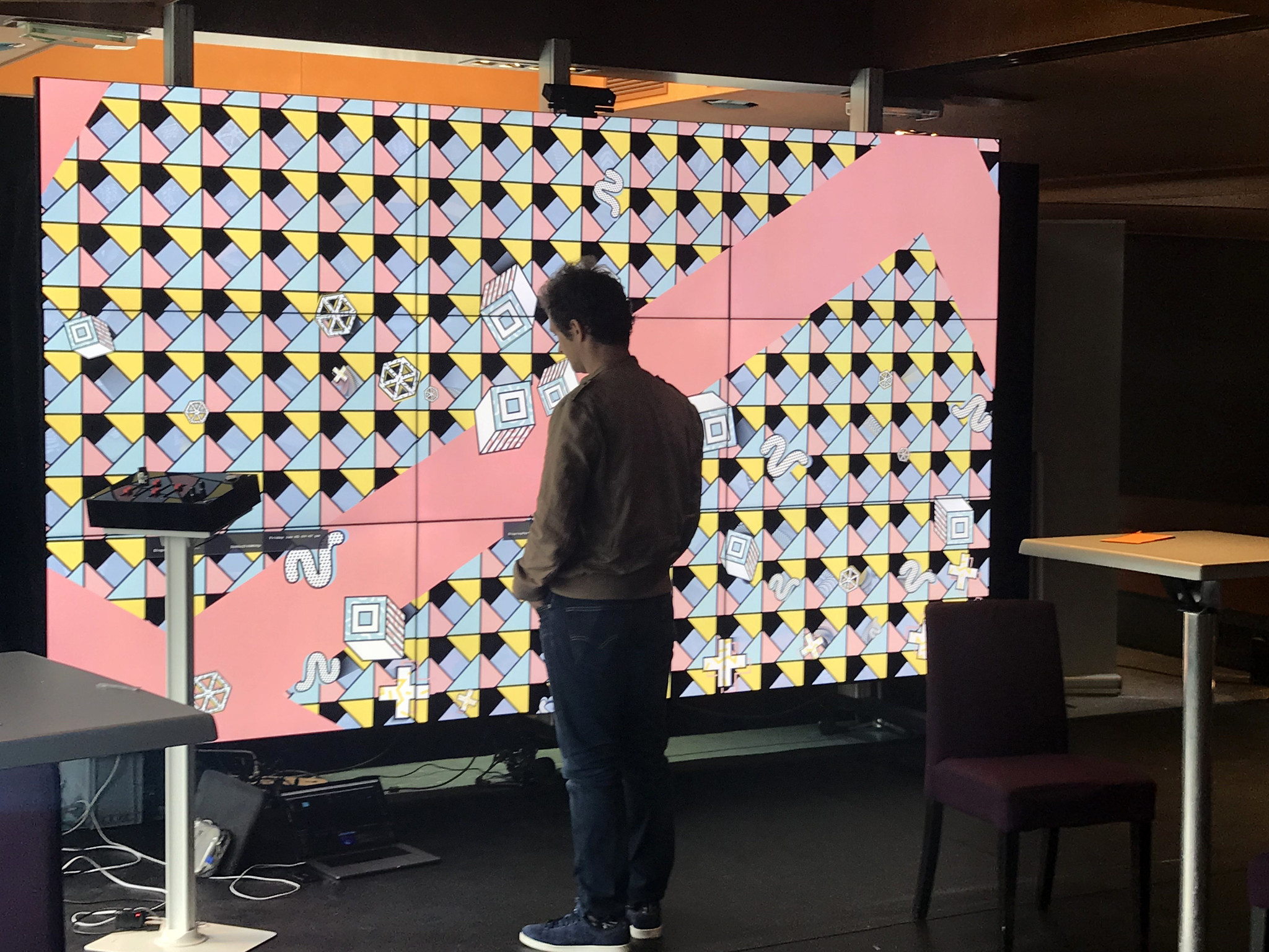 TikTok, installation, interactive, audiovisual, party, willpower vision