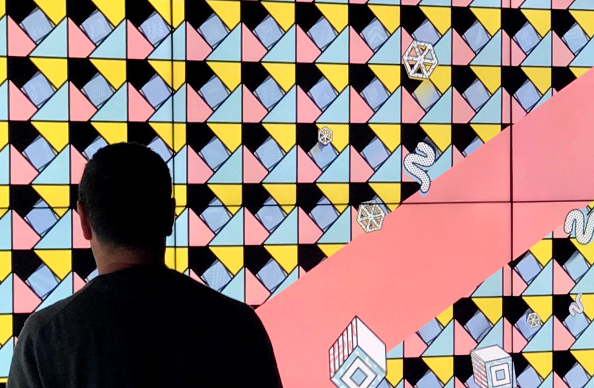 TikTok, installation, interactive, audiovisual, party, willpower vision